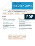 California Policy Update: Key Events State Legislature State Agencies Congress Federal Agencies