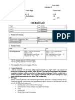 Course Plan 2nd Sem