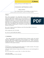 Akhtar, 2012, Capital Structure and Business Cycles