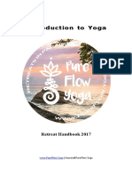 Introduction To Yoga: Retreat Handbook 2017
