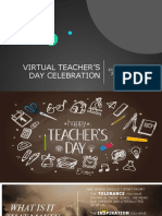 Virtual Teacher's Day Celebration