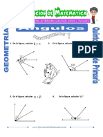 Actividades de Angulos para Quinto de Primaria