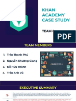 Khan Academy Case Study - Team 08