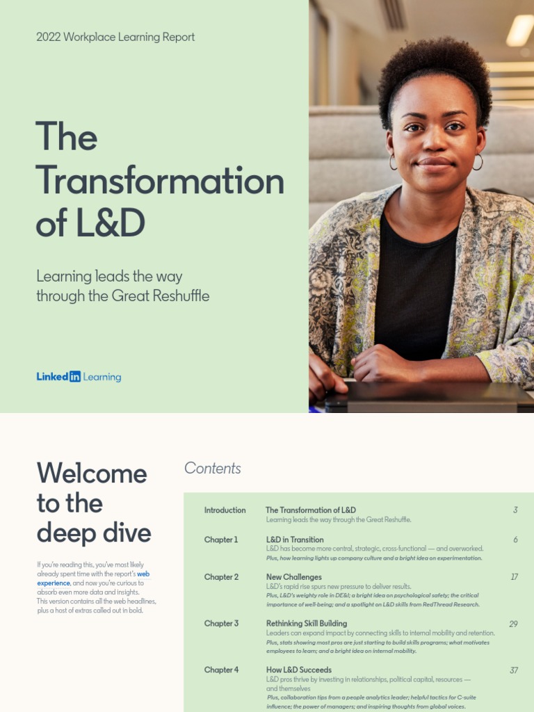The Transformation Of L D Learning Leads The Way Through The Great