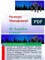 Strategic Management: Dr. Kanchan Fulmali