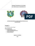 Dirigido A: Presentado Por:: Universidad Tecnológica de Los Andes Escuela Profesional de Ingeniería Civil