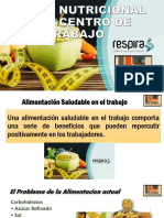 Charla Nutricional en El Centro de Trabajo