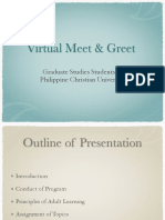 PCU Orientation and Assignemnt of Topics