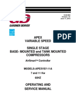 Apex Variable Speed Single Stage Base-Mounted and Tank Mounted Compressors