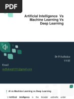 Artificial Intelligence Vs Machine Learning Vs Deep Learning