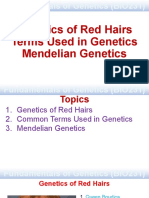 04 Genetics of Red Hairs & Mendelian Genetics