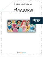Libro para Colorear de Princesas