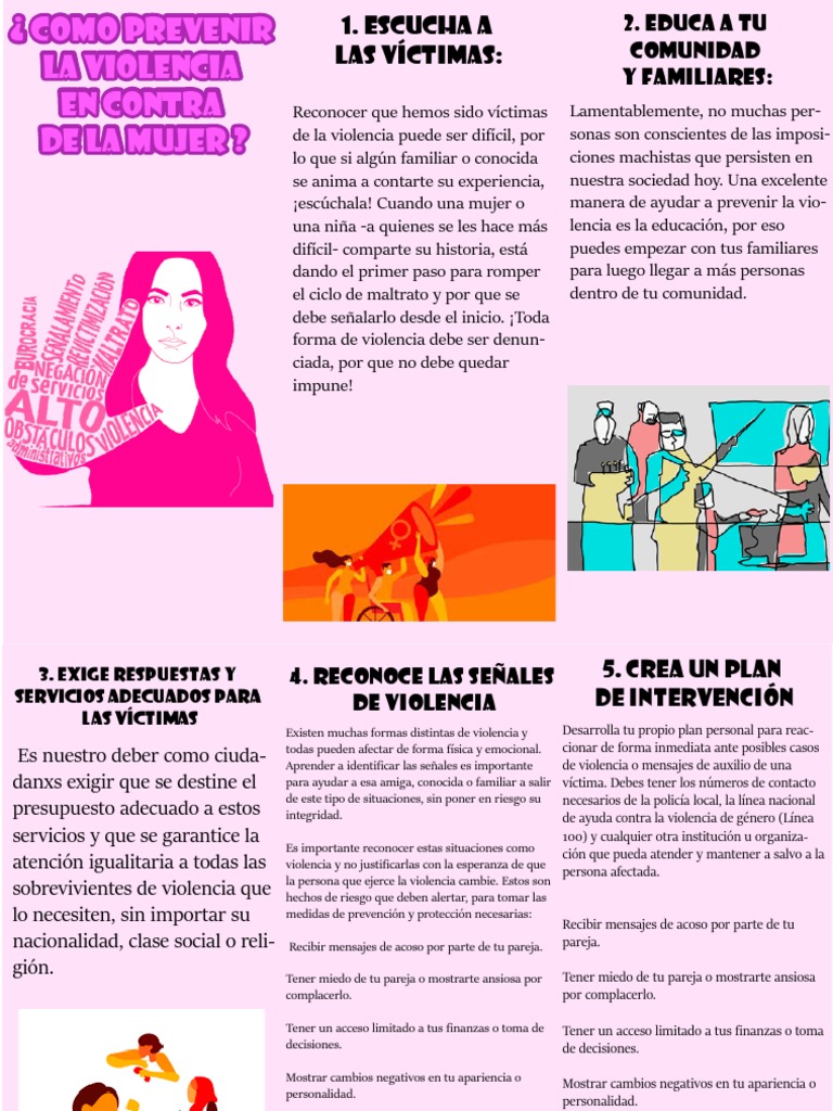 Prevención de la Violencia contra la Mujer | PDF | Violencia | Abuso ...