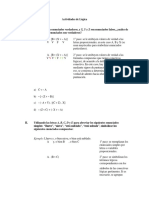 Actividades de Lógica