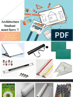 Stationary Supplies Every Architecture Student Must Have !!