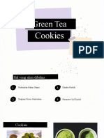 Green Tea Cookies