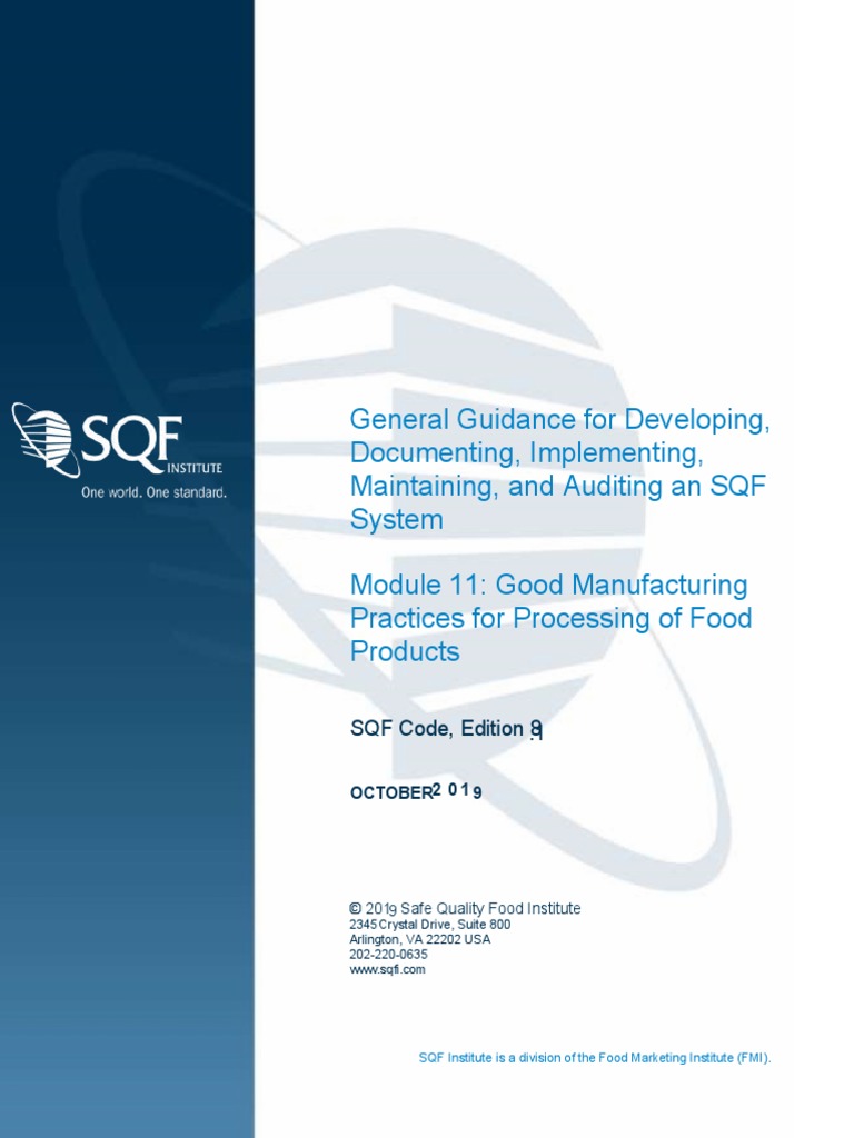 Mod 11 Guia SQF Traducción | PDF | Hazard Analysis And Critical Control ...