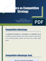 Logistics As Competitive Strategy