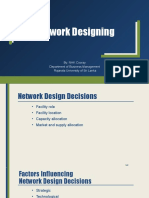 Network Designing: By: NHK Cooray Department of Business Management Rajarata University of Sri Lanka