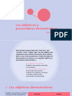 Les Adjectifs Et Pronoms Démonstratifs en Francais