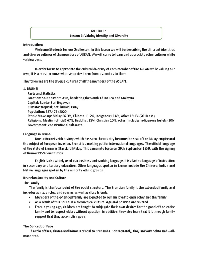 Understanding ASEAN Cultural Diversity | PDF | Thai Cuisine | Malaysia