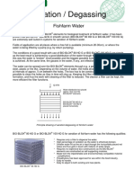 Aeration / Degassing: Fishfarm Water