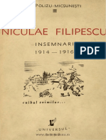 Niculae Filipescu Însemnări 1914-1916