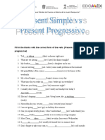 Practice 5 Present Simple Vs Present Progressive