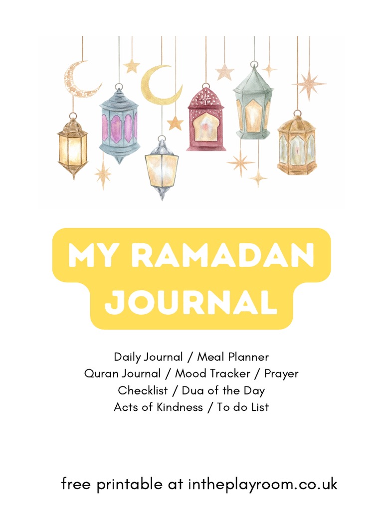 my ramadan journal pdf
