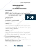 Advanced PC 3&4 Space and Time Sequences