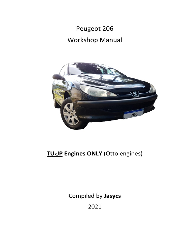 Peugeot 206 Workshop Repair Manual | PDF | Transmission (Mechanics.