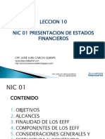 NIC 01 Presentación de Estados Financieros