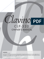 Clavinova CLP 320 Manual