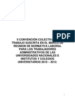 Ii - Convencion - Colectiva - Ultima - Edicion 2010-2012