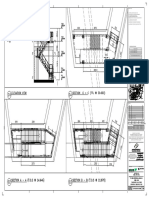 Passenger Terminal Building Steel Stair Zone E Level 04 East Side Stairs Plan & Elevation View