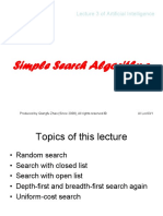 Simple Search Algorithms: Lecture 3 of Artificial Intelligence