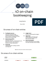 DAO On-Chain Bookkeeeping