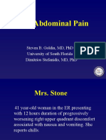 Ruq Abdominal Pain: Steven B. Goldin, MD, PHD University of South Florida Dimitrios Stefanidis, MD, PHD