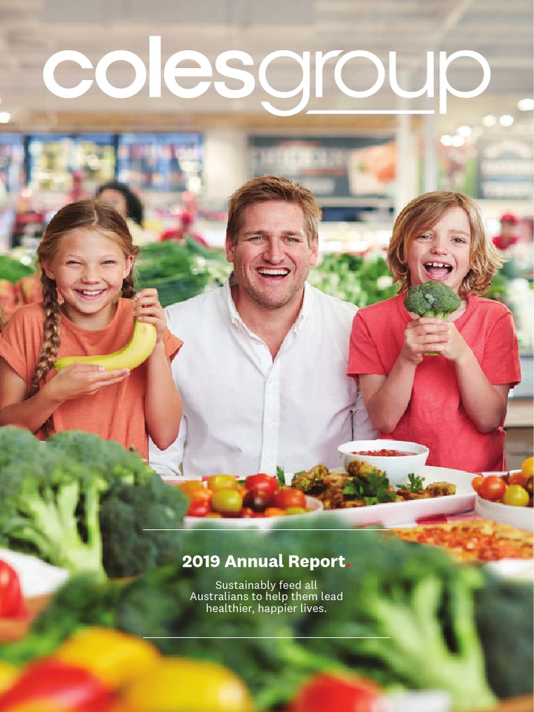 Annual Report Coles 2019 PDF Retail Economies
