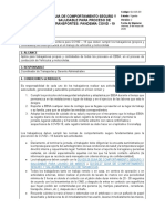 Gu-Gs-03 Guia de Comportamiento Seguro y Saludable para Proceso de Transportes Pandemia Covid19