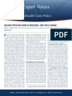 Valuing Physician Work in Medicare: Time For A Change by Miriam J. Laugesen, Ph.D.