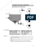 Filling Draining Control