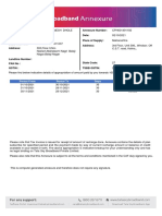 Subscriber Name: Annexure Number: Date:: Days Amount With GST Period From Period To