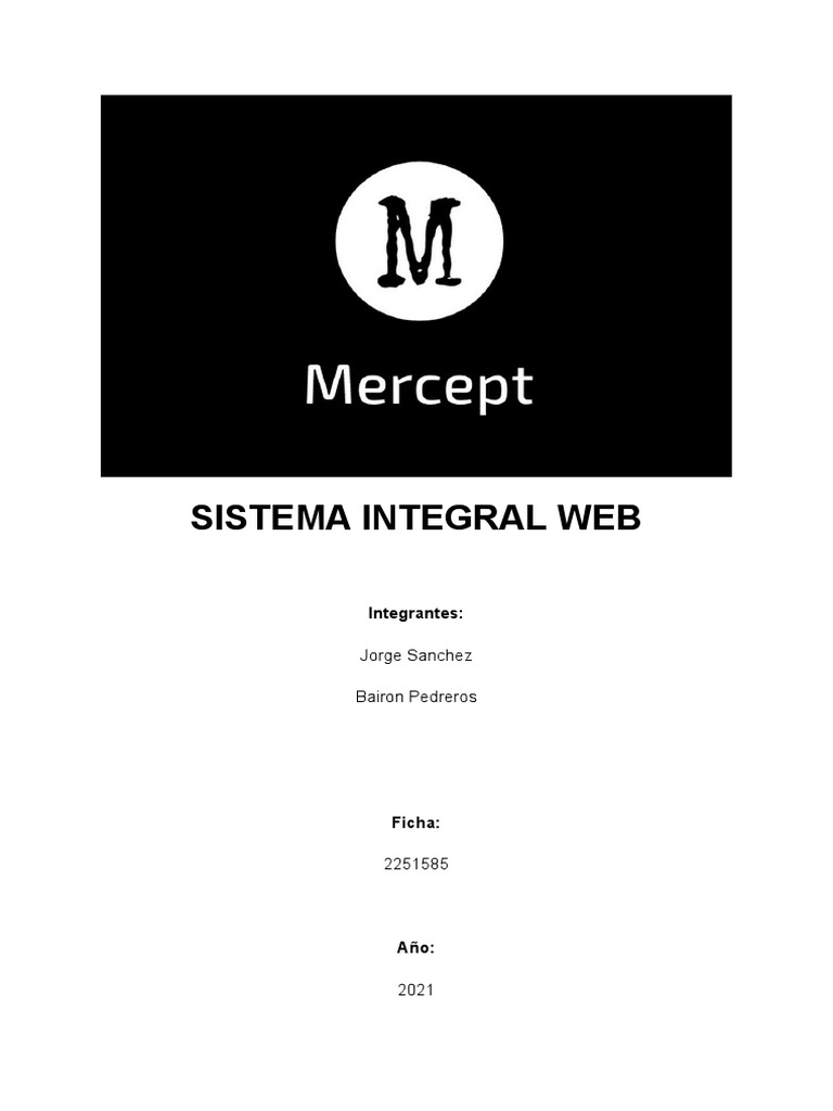Sistema Integral Web | PDF | Servidor (Computación) | Red de computadoras
