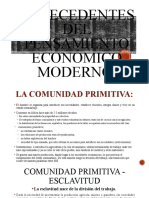 Antecedentes Del Pensamiento Economico Moderno