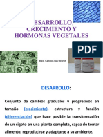 HORMONAS VEGETALES.CRECIMIENTO Y DESARROLLO