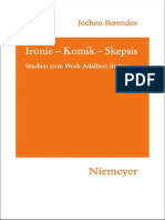 Berendes, Jochen - Ironie Komik Skepsis_ Studien Zum Werk Adalbert Stifters (Hermaea, 119)-Max Niemeyer Verlag (2009)