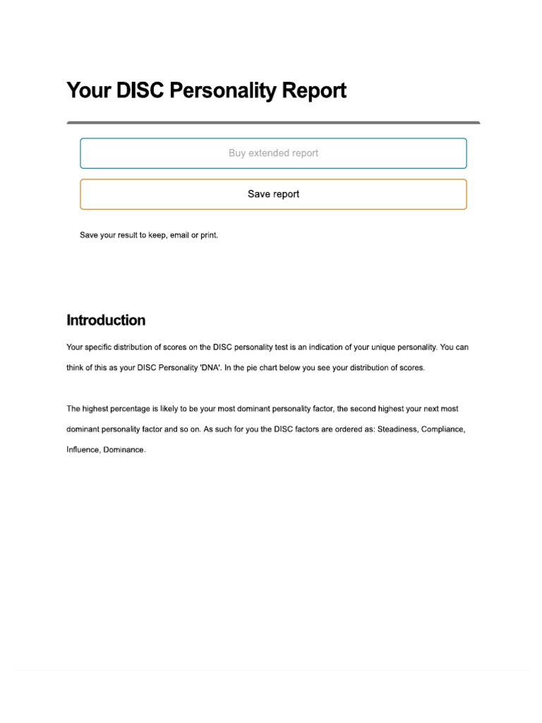 Disc Assessment | PDF