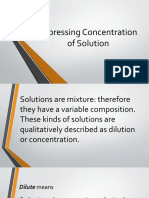 Expressing Concentration of Solution