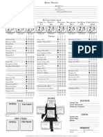 Dark Heresy Character Sheet 5 Page Printer Friendly Rus Writable